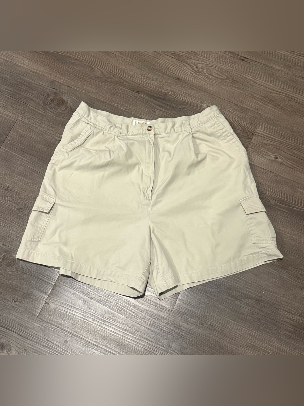 Talbots Light Tan Cargo Bermuda Shorts